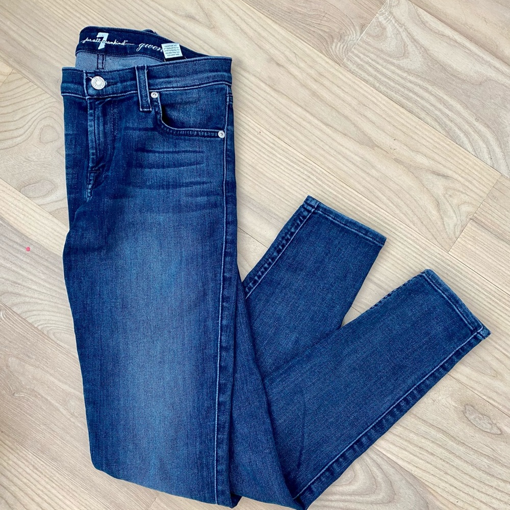 7 for All Mankind Gwenevere Skinny Mid Rise Jeans